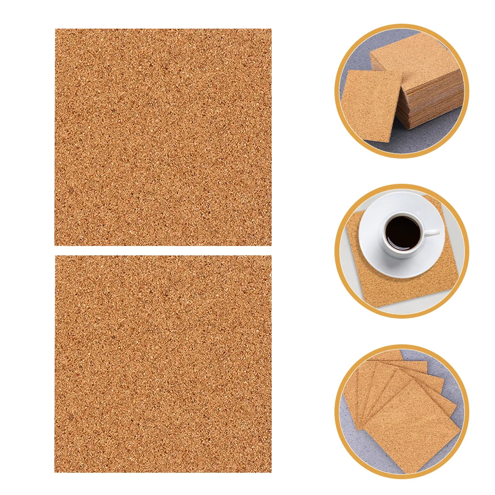 

30Pcs Household Coasters Cork Coasters Stylish Coasters Tea Saucers Protective Coasters Teacup Mats