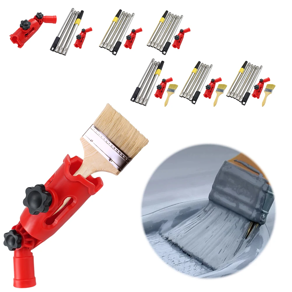 Multi-Angle Paint Brush Extender Retractable Paint Roller Extension Pole Telescopic Rod Removable Extension Rod for High Ceiling