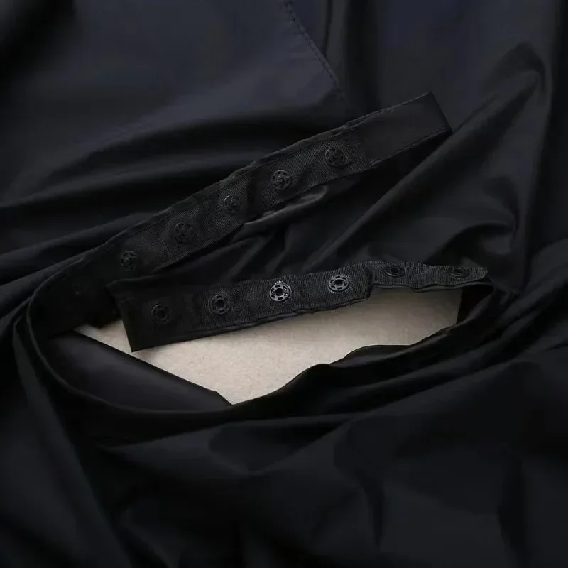 새로운 헤어 커팅 케이프 프로 살롱 미용 미용사 천 가운 이발사 블랙 방수 미용사 앞치마 이발 케이프