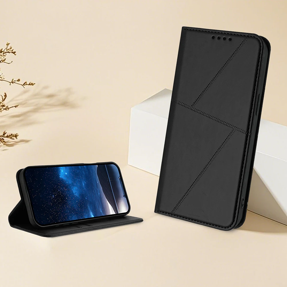 Leather Wallet Phone Case - Elegant Protective Cover