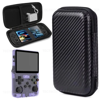 Borsa da trasporto portatile con cerniera per console portatile R36S e PSV1000 2000 e SF3000 Custodia da viaggio in EVA per accessori Trimui Smart Pro