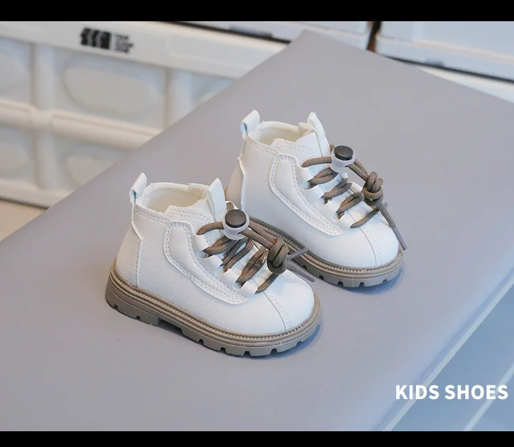 Neu Kinder Leder Jungen Schuhe Mode Baby Knöchel Schnee Stiefel Sport Turnschuhe Winter Schuh für Mädchen_voghion.com