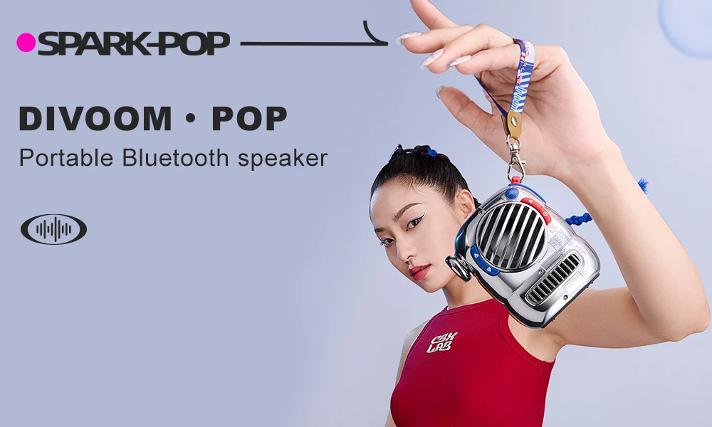 Description Picture 2 of itemDivoom Pop mini Speaker Portable Bluetooth Speaker with Hook,Balanced Bass, for Camping, Hiking, Outdoor 2024 New