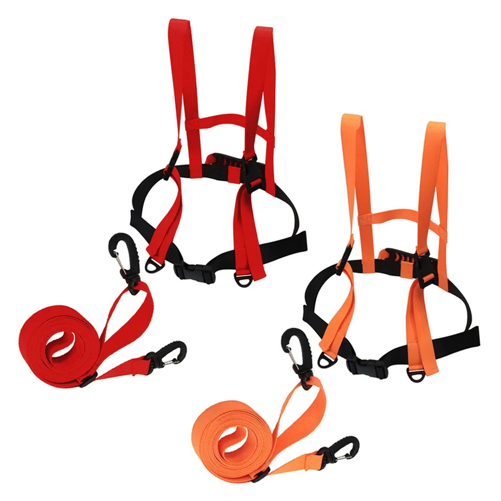 Kids Ski Training Belt Anti-Fall Chest Strap Skiing Safety Traction Harness Rope 4