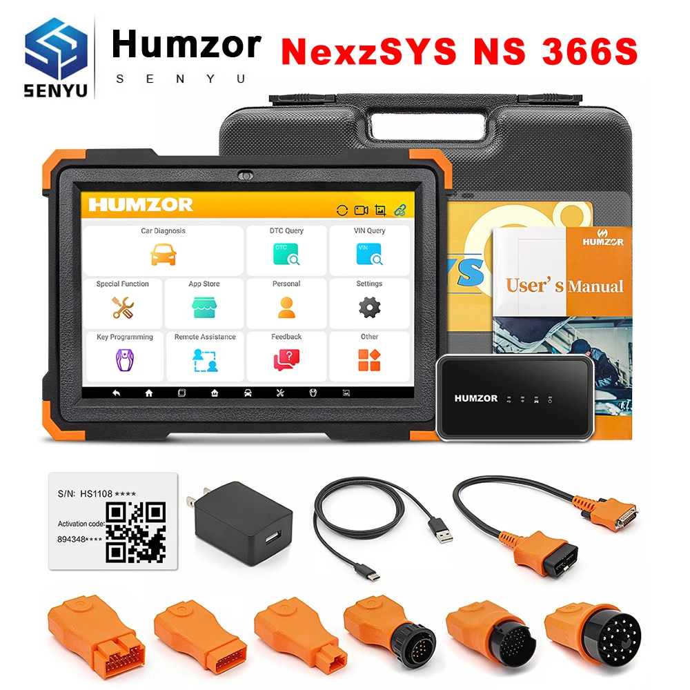 automotive battery charger Humzor NexzSYS NS 366S Automotivo Scanner OBD 2 OBD2 Code Reader Car Diagnostic Tool IMMO TPMS Reset PK MK808 ANCEL X6 X7 best car inspection equipment