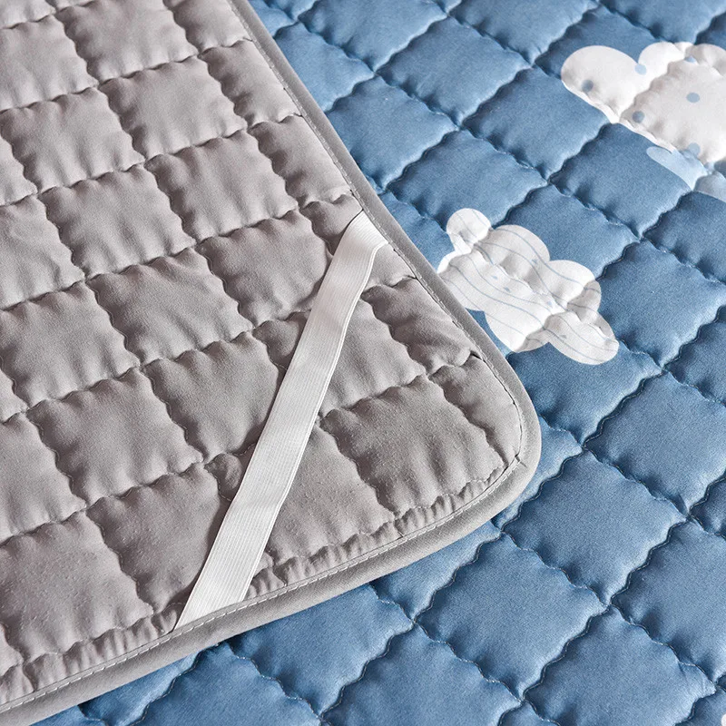 Description Picture 4 of item7MM Student Thin Mattress Cushion Home Dormitory Bed Mattress Mat Single Double Bed Hone Hotel Tatami Floor Mats Summer Pad 1Pc