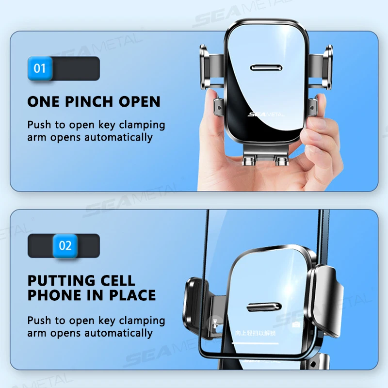 ABS Car Phone Holder 360 Degree Dashboard Mount