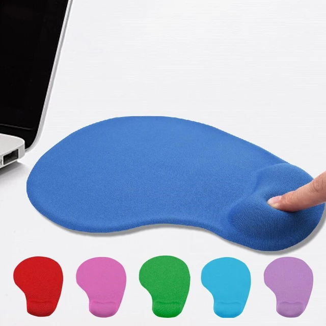 Small Ergonomic Mouse Pad with Wrist Rest Non-Slip Wristband Pad Support 2