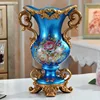 European Retro Resin Vase Decoration, Three-dimensional Dried Flower Arrangement Container, Living Room Home Decoration Crafts 6