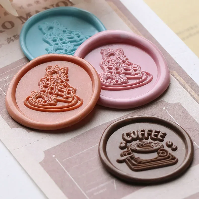 Wax Seals Stamps Fire Lacquer Lucky Dice Stakes Money Poker Afternoon Tea  European Furniture Brass Stamp DIY Scrapbooking Crafts