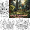 1pc Art Coloring Book 22 Page Coloring Books Gift For Birthday Party Relieve Stress Kill Time Graffiti Painting Drawing Art Book 4