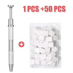 Ombre Nail Art Sponges with Grabbing Pen - Professional Nail Art Tools and Accessories (WHITE)