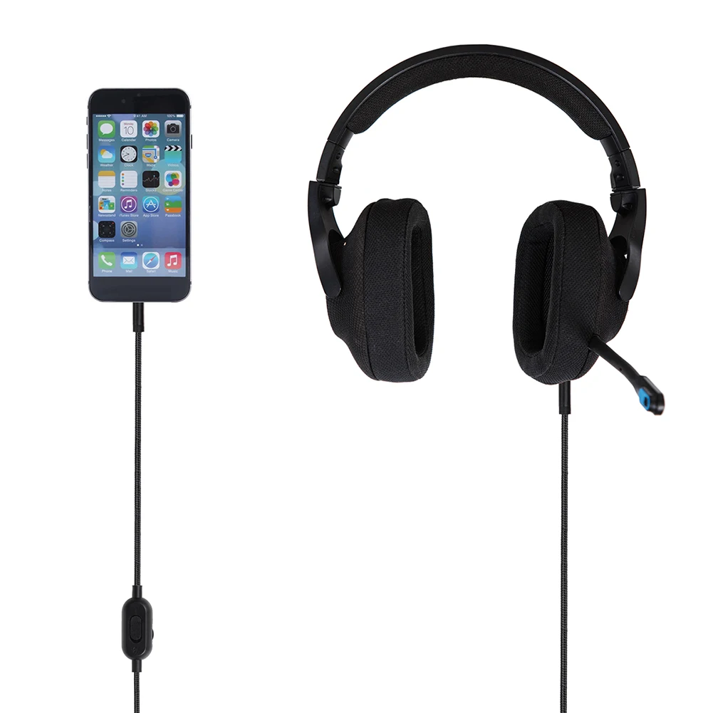 Logitech G433 G233 GPRO GPRO X   Ұ ġ üִ 2m 3.5mm  ̺ Male To Male  ڵ AUX 