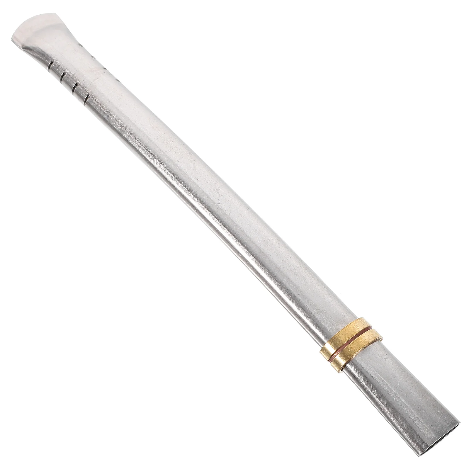 

Flat Straw Stainless Steel Filter Tea Straws Kitchen Supply Mixing Loose Filtering For Home Multipurpose Coffee