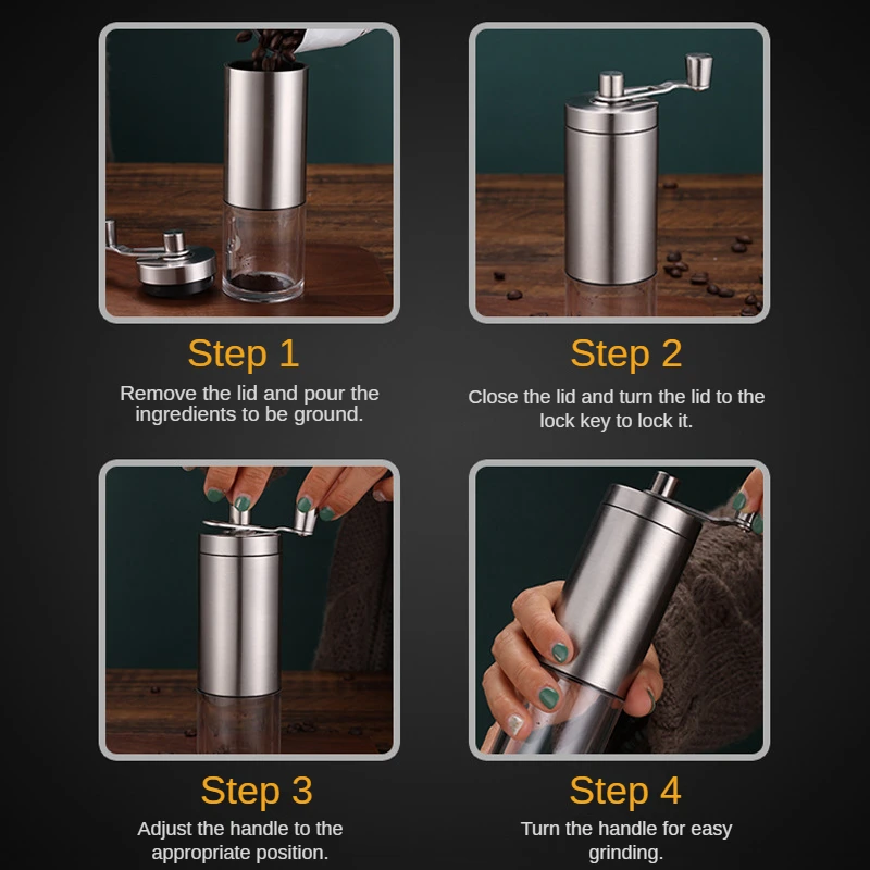 Escali® London Sip Manual Coffee Grinder – Fresh Roasted Coffee