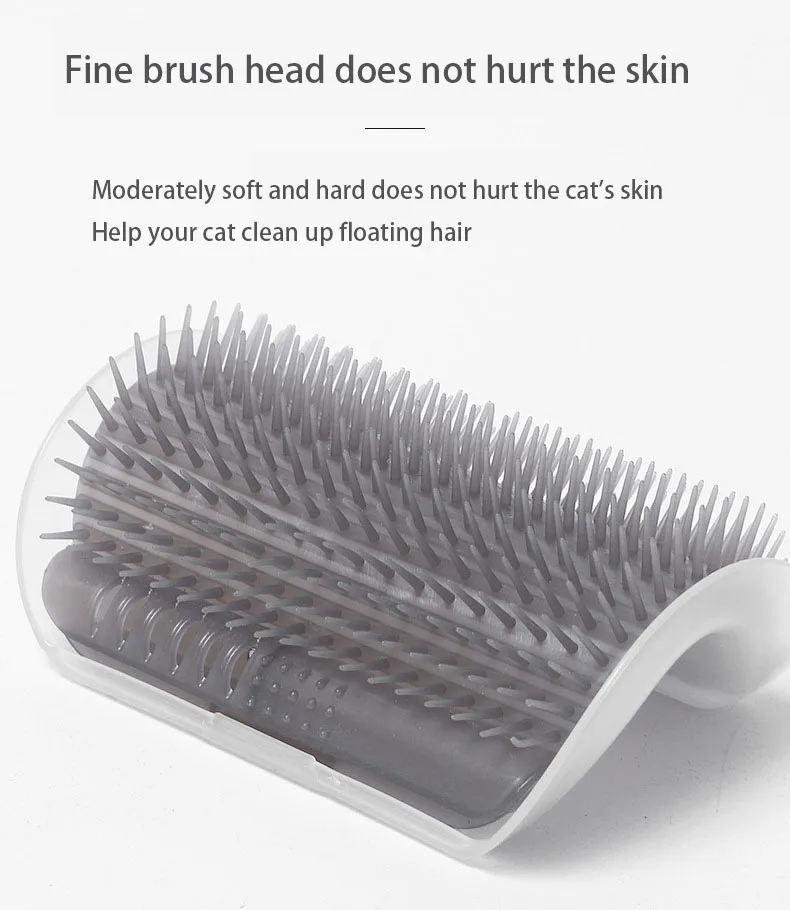1PC Cat Itch Device Rub Hair Device Massage Brush Scratch Itching Toys Pet Supplies Rub Face Cat Scratch Board Pet Toys Cat