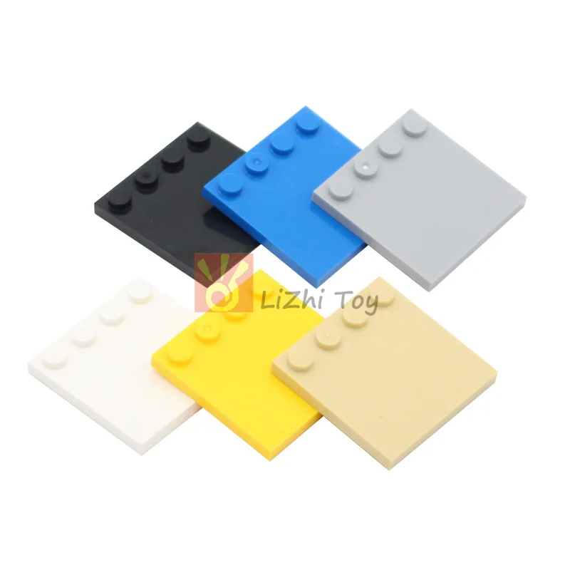 

20pcs MOC Tile Modified 4x4 with Studs on Edge DIY Enlighten Building Block Bricks Compatible 6179 Assembles Particles Toys