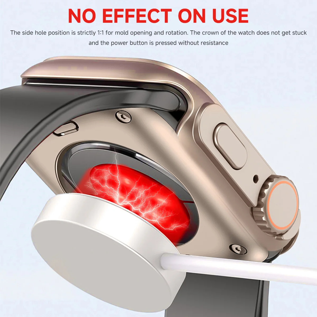 Ultra Protective Case with Tempered Glass Bumper for Apple Watch Series 10