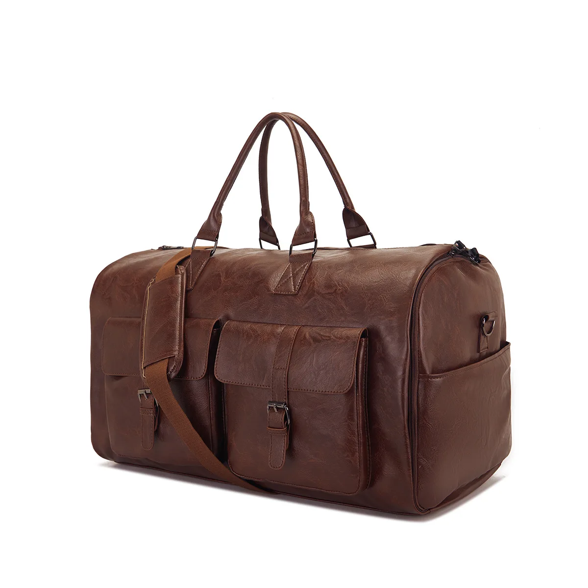 XMESSUN Neue, trendige Faltbare Anzugtasche, modisches Designerstück für Damen und Herren, großes Fassungsvermögen, Handgepäck für Fitness und Reisen_voghion.com