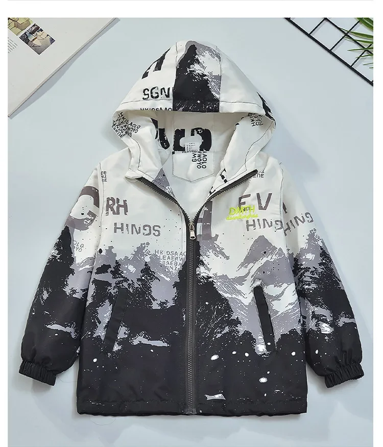 Children's Clothing Boys Spring and Autumn Coat New Foreign Style Spring Clothing Gradual Change Jacket Casual Children's