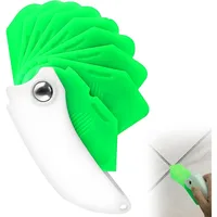 Outil de calfeutrage en silicone 9-en-1, spatule professionnelle pour l'épandage et le retrait de mastic de carrelage, de joint de fenêtre et de joint de carrelage 1