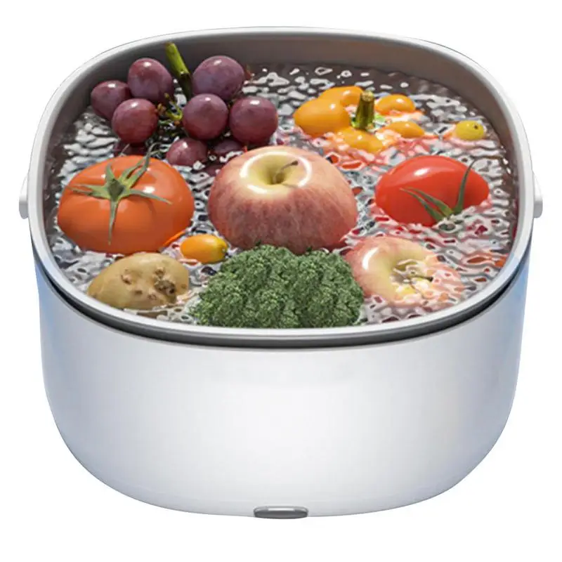 

Очиститель фруктов и овощей, корзина для мытья, беспроводные кухонные приспособления, очиститель еды для очистки фруктов