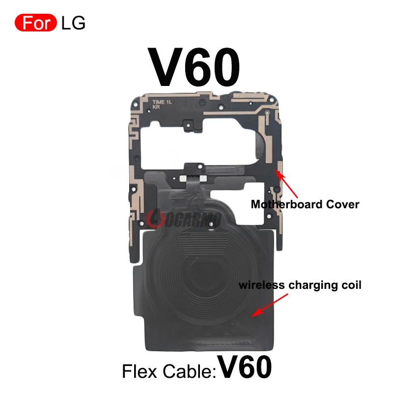 For LG V60 Wireless Charging Coil NFC Module With Motherboard