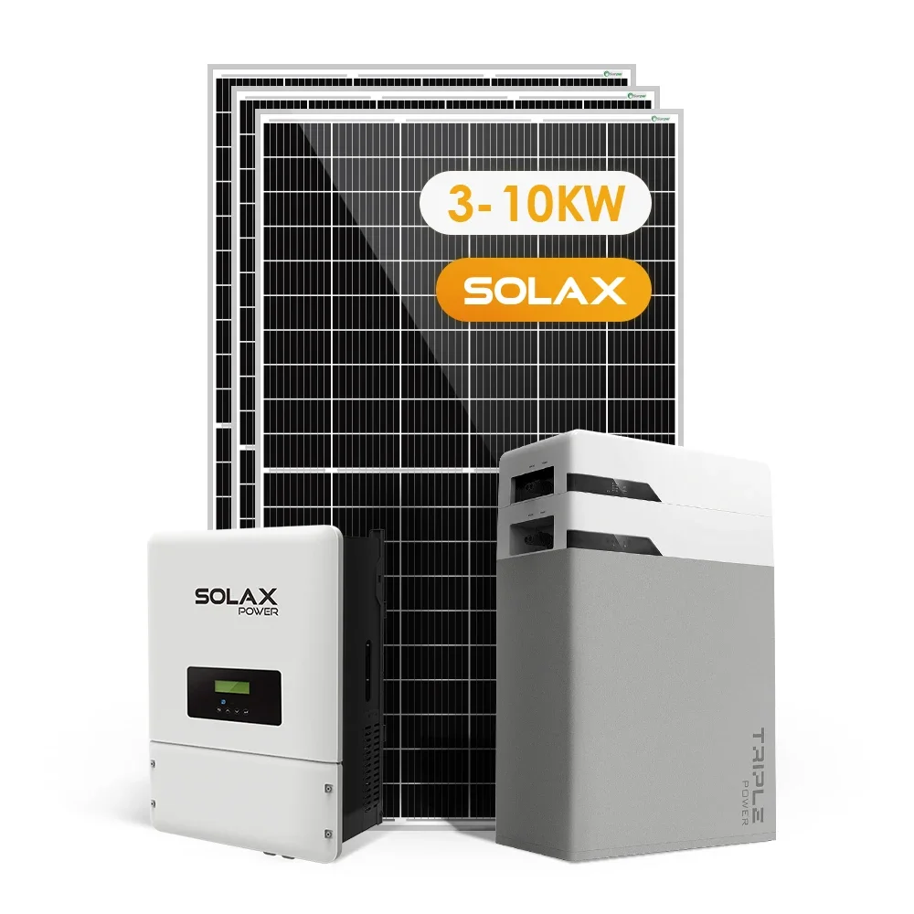 Per Sistema Di Energia Solare Ibrido 3000W 5000W 8000W 10000W Solax X1 X3 Inverter Ibrido Con Batteria Agli Ioni Di Litio Per La Casa