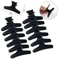 Pinces à cheveux papillon noir pour femmes et filles, outils de maintien de coiffure, pinces à griffes de Section de cheveux, accessoires de Salon professionnels 3