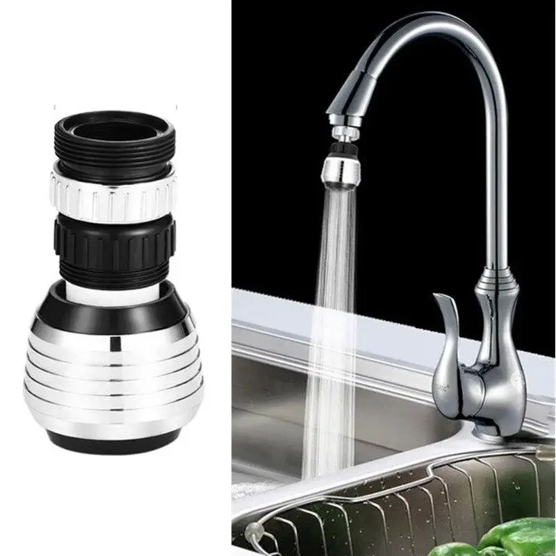 Faucet Aerator Rotating Water Saving Tap Connector Dual Mode Kitchen Faucet Aerator Diffuser Bubbler Filter Shower Head Nozzle
