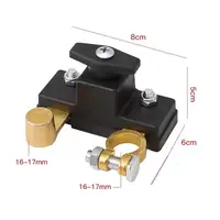 12V 24V Auto Battery Power Off Switch Car RV Brass Anti-loss Thickening Partition Protector Intelligent Repair Hardware Tools 6