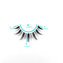 Mikiwi Manga Lashes, japanese Clear Band Multipack False Eyelashes Natural Look, Anime Strip Lashes, Wispy Lashes