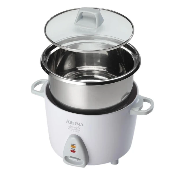 Aroma® 6-Cup (Cooked) Select Stainless® Rice & Grain Cooker - AliExpress
