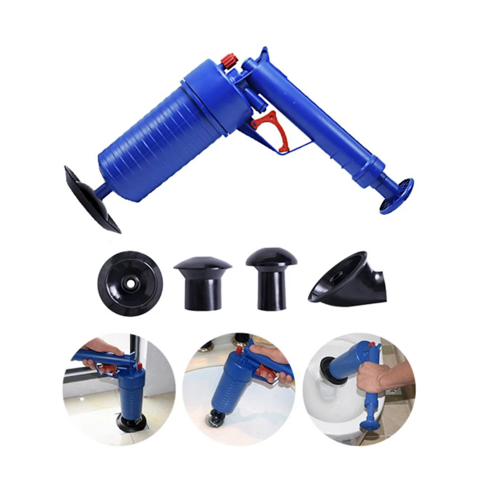 Pipe Plunger Sink Drain Unblocker High Pressure Air Drain Blaster