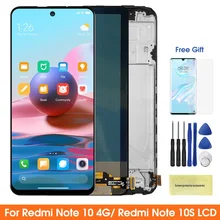 

3A+ Super AMOLED 6.43'' LCD For Xiaomi Redmi Note 10 M2101K7AI Lcd Display With Touch Screen Digitizer Parts For Redmi