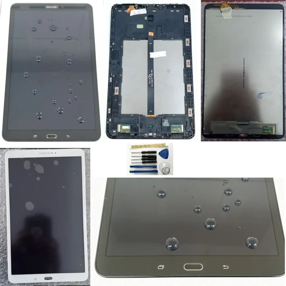 Shyueda Per Samsung Galaxy Tab 10.1 Sm-T580 Sm-T585 1200X1920 Nuovi Pls Display Lcd Touch Screen Digitizer + Strumenti Del Frame