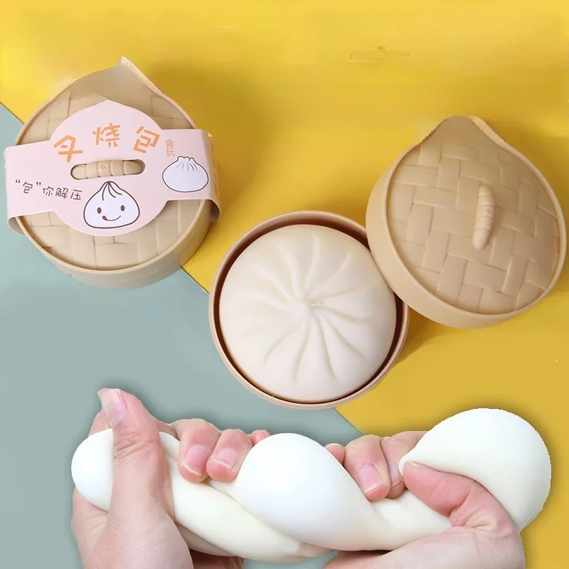 

Funny Chinese Food Baozi Sensory Toys Squishy Toy Antistress Slow Rebound Squeeze Abreact Soft Toy Stress Relief Toys Gift