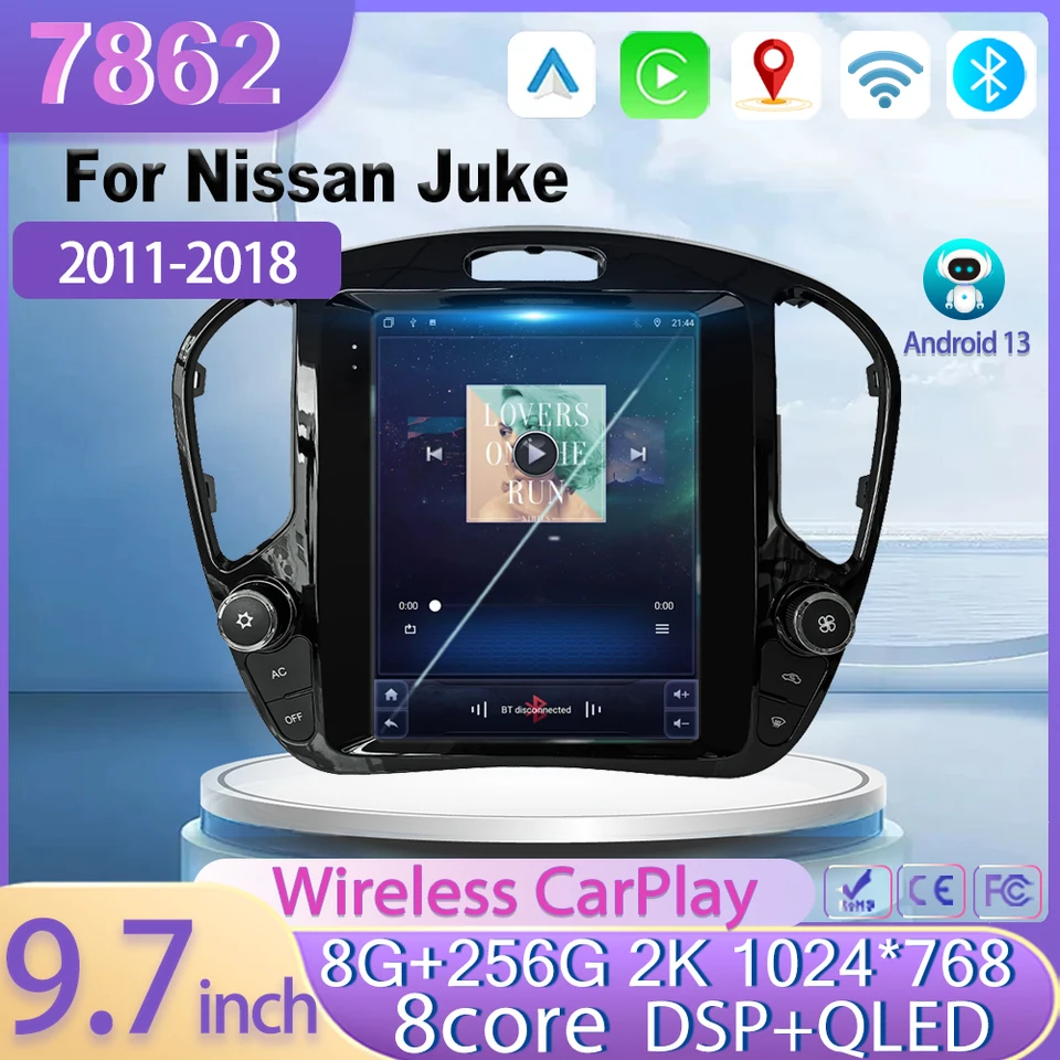 9インチJUKEジュークAndroidナビディスプレイオーディオCarPlay 【公式