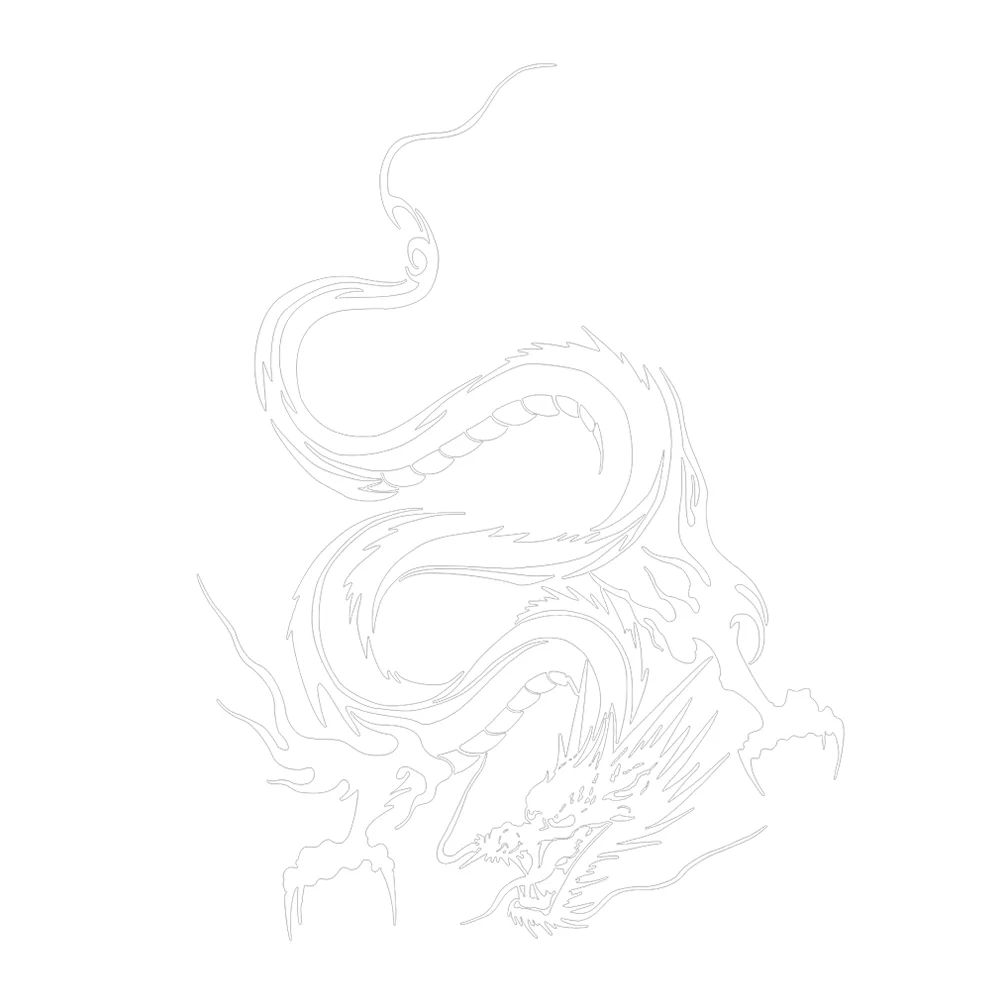 

Dragon Totem Machine Cover Sticker Car Decals Vehicle Body Stickers Applique Hood Pvc Truck