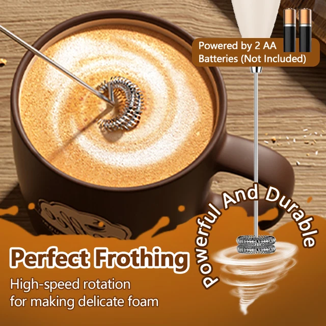 Mi Montalatte Palmare Schiuma Maker Per Latte Mini Frusta Caffè Cappuccino Frappe Matcha Cioccolata Calda Frullino per le uova Bevande Mixer 3