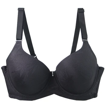 DaiNaFang Sexy Bras For Women Push Up Breathable Adjustable Bow Control Underarm Fat CDE Full Cup Underwear Plus Size Lingerie