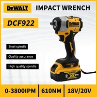 Dewalt DCF922 Brushless Impact Wrench 610N.m Cordless Driver Large torque Variable Speed Electric Wrench 20V Rechargeable Tools 1
