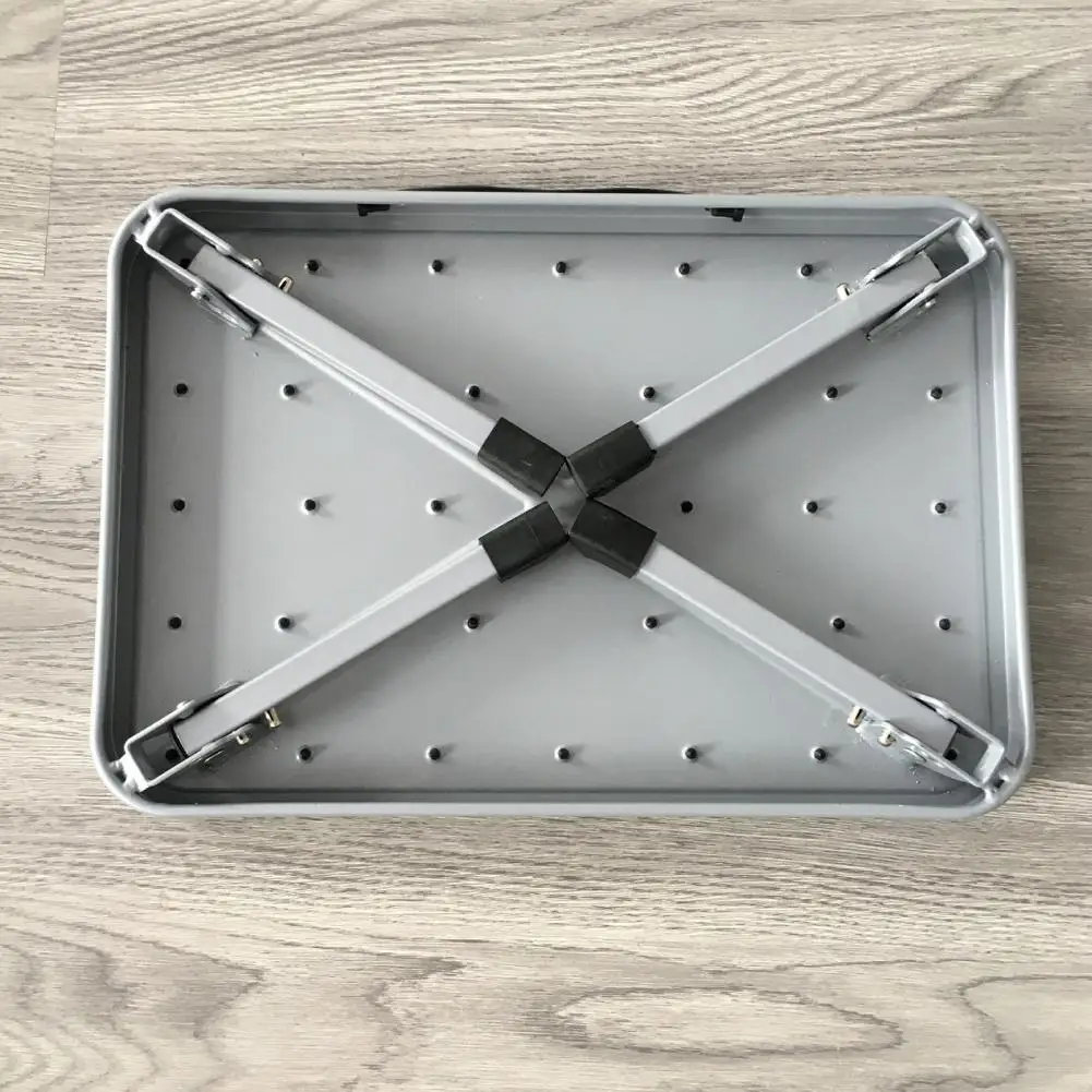 Folding Step Stool Heavy Duty Steel Holds 150kg Capacity Outdoor Camping Picnic Fishing Mini Collapsible Chair Seat