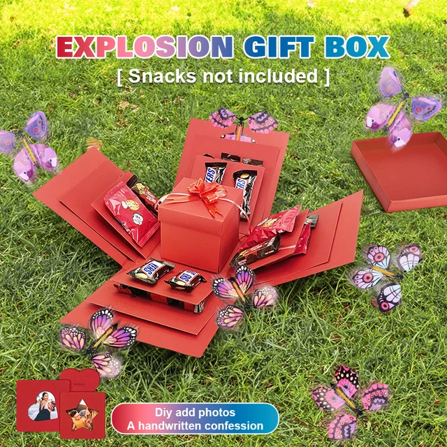 Boîte à Surprise,Boîte Cadeau Surprise Personnalisée,Boite Cadeau Creative  DIY Surprise Explosion Boîte,Boite Cadeau Creative,Colis Surprise Cadeau de