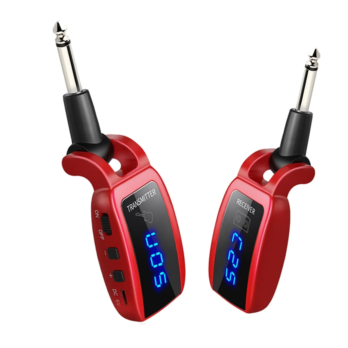 Guitar Wireless System Rechargeable Wireless Guitar Transmitter Receiver Set Electric Bass Pick Up of Accessaries guitar wireless transmitter