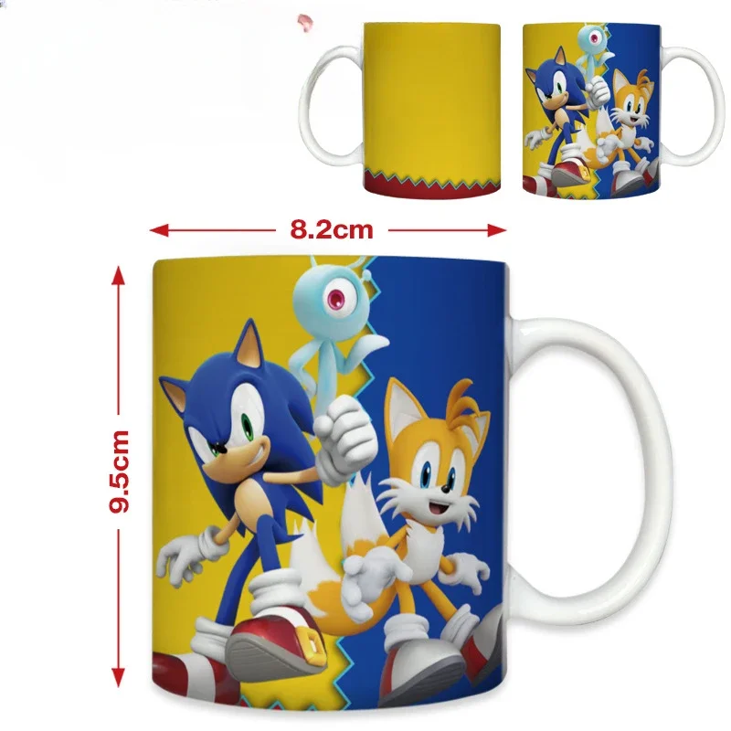 

Sonic Peripheral Ceramic Mug Porcelain Cup Two-dimensional Cartoon Anime Tea Cup Coffee Cup Drinking Cup