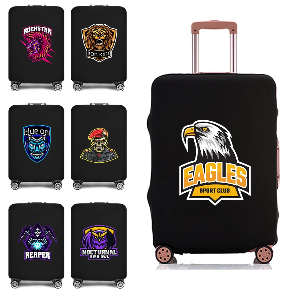 

2023 Travel Luggage Cover Teamlogo Print Traveling Essentials Accessories for 18-28 Inch Elastic Dust Suitcase Protective Case