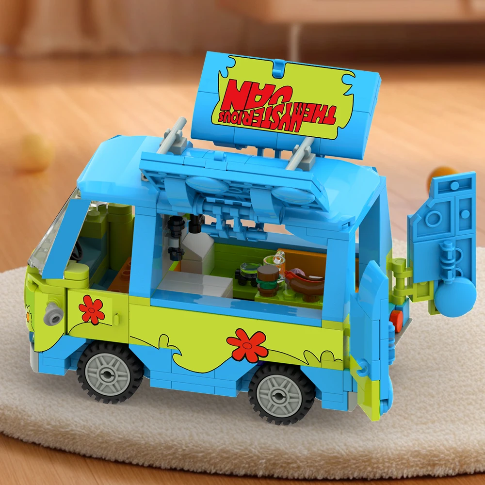 MOC Mystery Machine Building Block Car Kit — 3