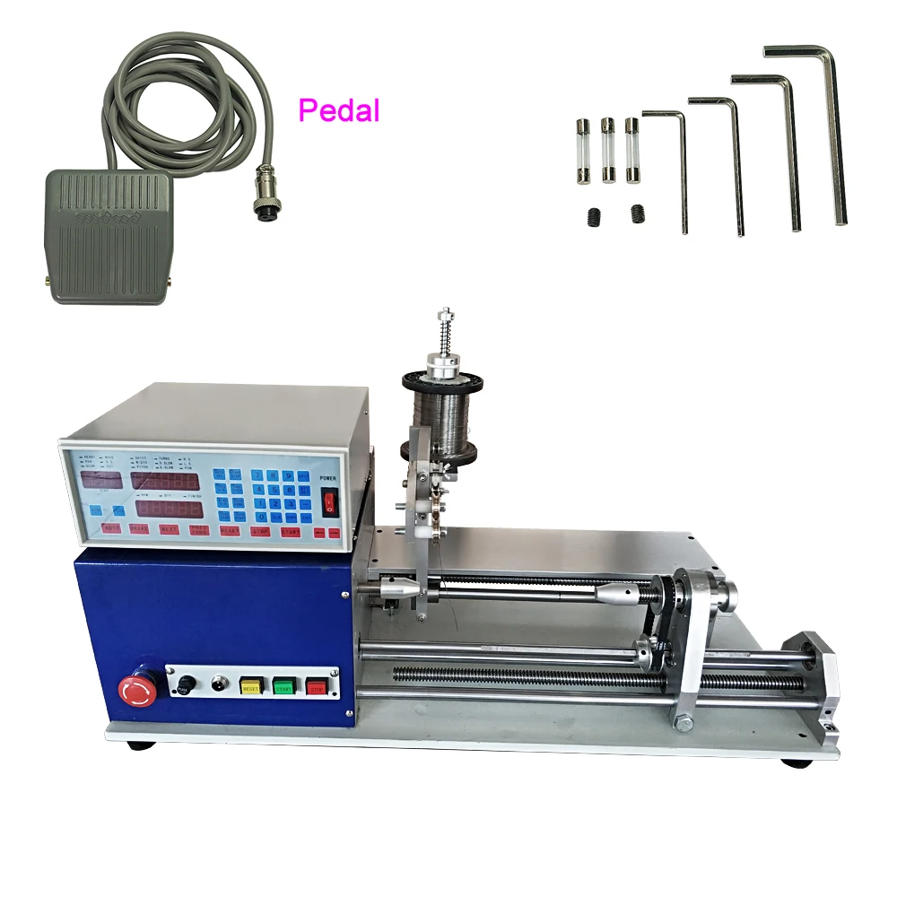 

LY 830S 0.03-0.80mm Wires Coil Winder Winding Dispenser Dispensing Machine Automatic Magnesium Rod Heating Mica Plate