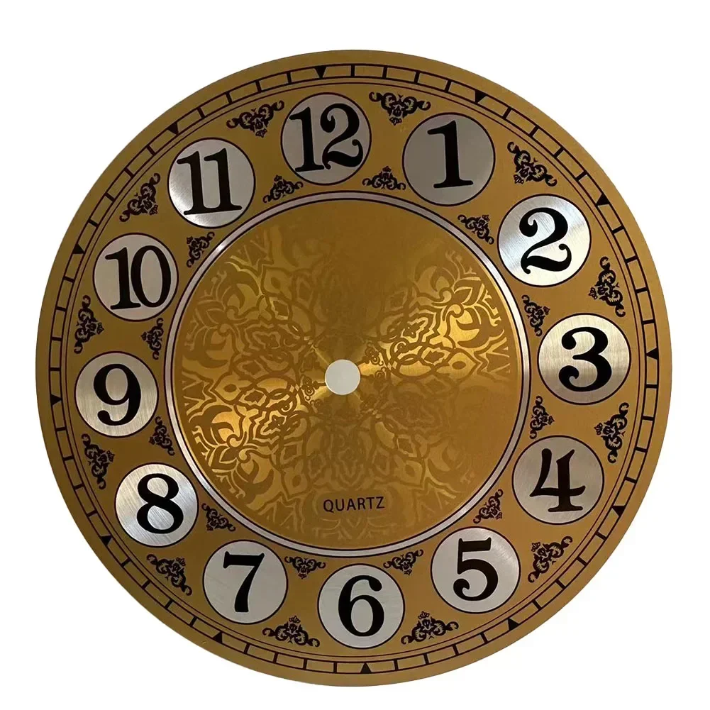 Wall Clock Clock Accessories 180mm Clock Dial Face DIY Quartz Vintage Wall Clock Dial Face DIY Repair for Bedroom Living Room Wall Decor